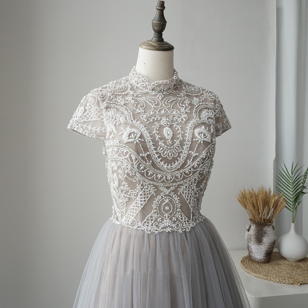 elegant short dinner gowns