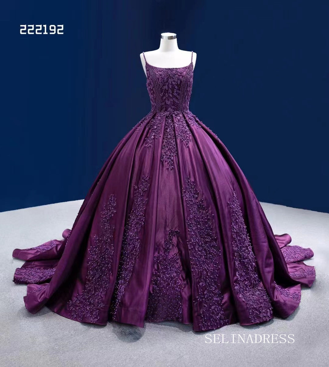 Ombre in Dark Purple Prom Dresses