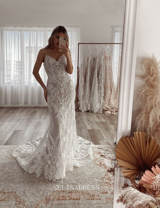 http://www.selinadress.com/cdn/shop/products/spaghetti-straps-mermaid-boho-wedding-dresses-rustic-lace-wedding-dress-kpy062_2_1200x1200.png?v=1666598317