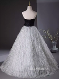 A-line Sweetheart Black Prom Dress Beautiful Princess Dresses TKL2203|Selinadress