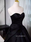 Elegant Black Sweetheart Prom Dress Cheap Evening Gowns TKL3022|Selinadress