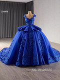 Luxury Red Straps Lace Appliques Ball Gowns Long Formal Dresses Evening Dress 231075|Selinadress