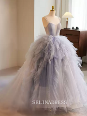 Spaghetti Straps Ball Gown Qunincess Dress Beautiful Princess Dresses TKL3050|Selinadress