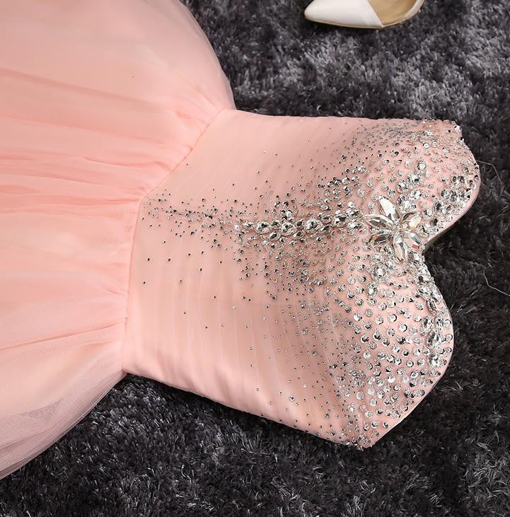 2022 Homecoming Dress Cheap Tulle Sequins Short Prom Dress Party Dress JK034