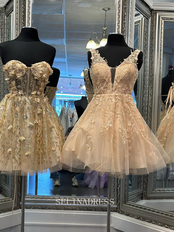 Chic A-line V neck Lace Beaded Long Prom Dress Lilac Elegant Evening Dress  #JKSS58